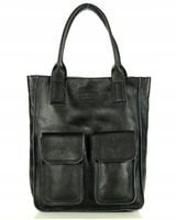 Skórzana torba SHOPPER z kieszonkami Marco Mazzini