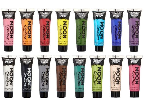 Farba do twarzy i ciała MOONGLOW Biała zdjęcie 4