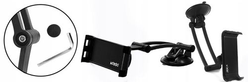 UCHWYT NA TELEFON TABLET DO SAMOCHODU SZYBA KOKPIT na Arena.pl