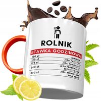 Kubek Pomarańczowy Dla Rolnika Prezent Z Nadrukiem Ze Zdjęciem