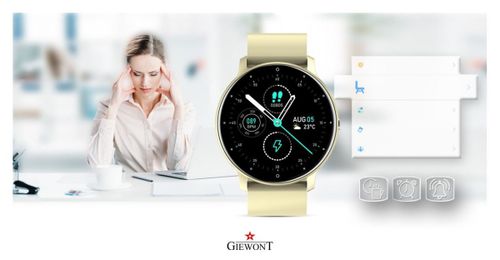 Smartwatch Giewont GW120-6 Ecru-Ecru na Arena.pl