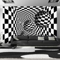 Fototapeta - Czarno-biały korytarz 300x210