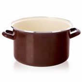 Garnek Emaliowany do Gotowania Tradycyjny na Gaz Indukcję 22 cm 4L