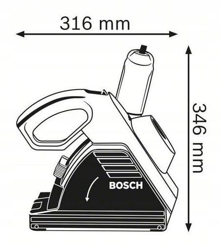 BOSCH BRUZDOWNICA GNF 35 CA 1400W + WALIZKA na Arena.pl