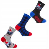 Skarpetki Świąteczne Dziecięce Bawełniane Skarpety Długie 3pary MORAJ 31-34