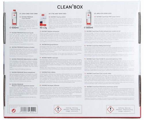 ZESTAW DO CZYSZCZENIA NIVONA ODKAMIENIACZ TABLETKI PŁYN DO OSADU MLEKA na Arena.pl