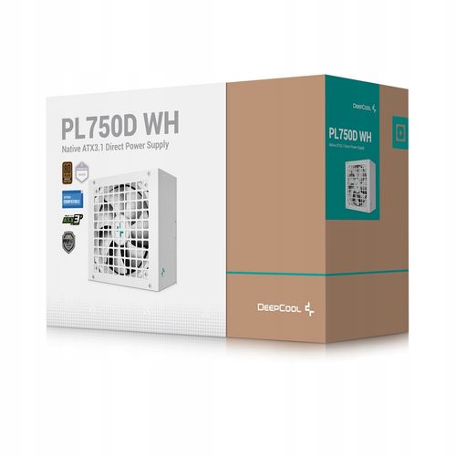 Zasilacz DeepCool PL750D 750W 80+ Bronze Biały na Arena.pl