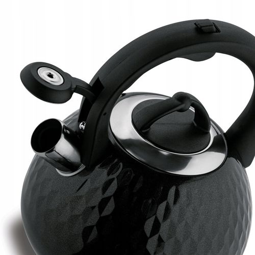 CZAJNIK na GAZ INDUKCJA Czarny z Gwizdkiem Konighoffer Malcolm 2,5 l na Arena.pl