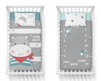 Pościel Bambusowa 100X135 Hipopotam 3530 B