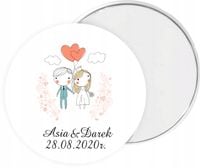 MAGNES PERSONALIZOWANY prezent podziękowanie dla gości NA WESELE duży wybór