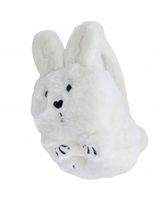 Mięciutkie pluszowe nauszniki Króliczek biały