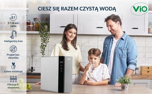 SYSTEM ODWRÓCONEJ OSMOZY ViO BP-D800G z SMART-KRANEM - WYDAJNOŚĆ 2,1 l/m na Arena.pl