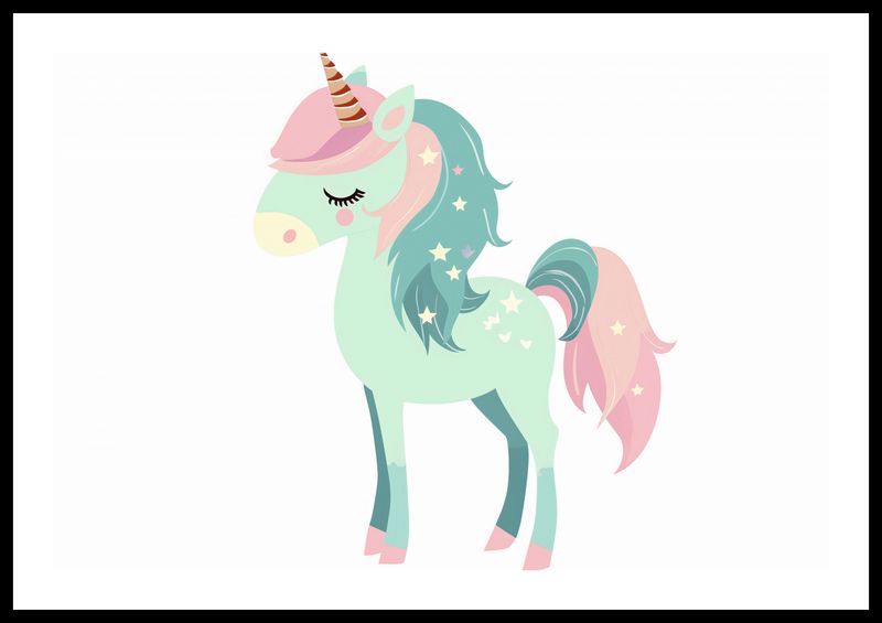 Plakat 60x40cm Jednorożec Marzeń zdjęcie 3