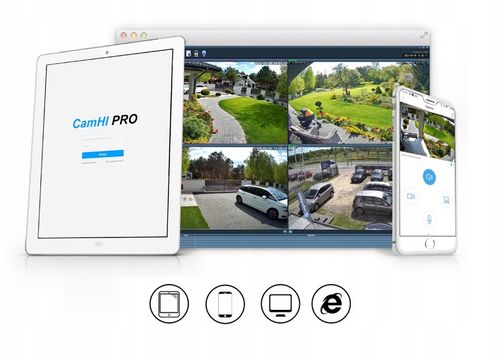 ZEWNĘTRZNA KAMERA OBROTOWA IP IKPW430CMV2 4MPx 4MP WiFi 4xZOOM SZARA na Arena.pl