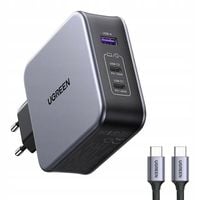Ładowarka sieciowa UGREEN Nexode C289 2xUSB-C / USB-A 140W + kabel USB-C 2m