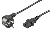 MicroConnect Power Cord 1m Black IEC320