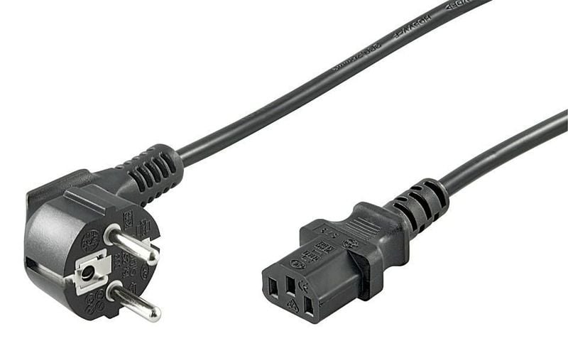 MicroConnect Power Cord 1m Black IEC320 zdjęcie 1