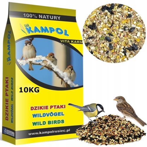 Karma dla dzikich ptaków zimujących 10kg na Arena.pl