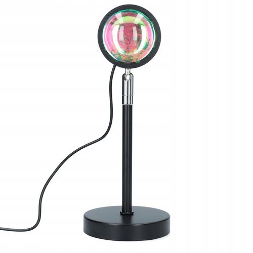LAMPA ZACHÓD SŁOŃCA Lampka Sunset Lamp Projektor Wschód - Imitujaca Słońce na Arena.pl
