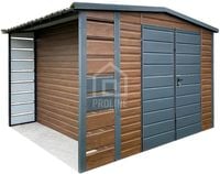 Schowek domek ogrodowy 2x3 wiata Brama blachodachówka dach dwuspad PLG100