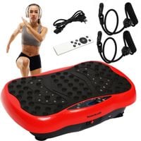 Platforma treningowa wibrująca wibracyjna masażer z pilotem i muzyką