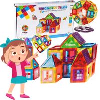 KLOCKI PANELE KONSTRUKCYJNE 3D MAGNETYCZNE EDUKACYJNE MAGNETIC ZESTAW
