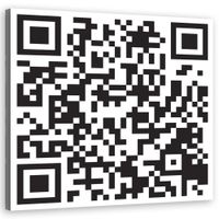 OBRAZ NA PŁÓTNIE DO SALONU BIURA Kod QR