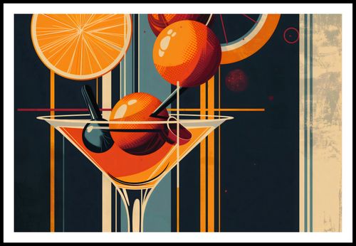 Plakat 91,5x61cm Koktajl w Stylu na Arena.pl