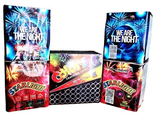 MEGA Zestaw Fajerwerków 164 strzały Mix kaliber Efekty na Urodziny na Arena.pl