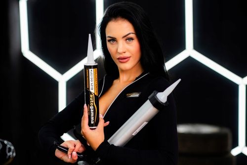 Pistolet do Silikonu Wyciskacz Mas Gęstych Kleju Akrylu Kartuszy 600 na Arena.pl