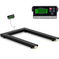 waga płozowa belkowa paletowa lcd 3000 / 1 kg 121 x 84 cm