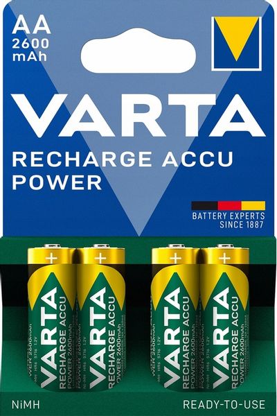 4x Akumulator VARTA 2600 mAh blister zdjęcie 1
