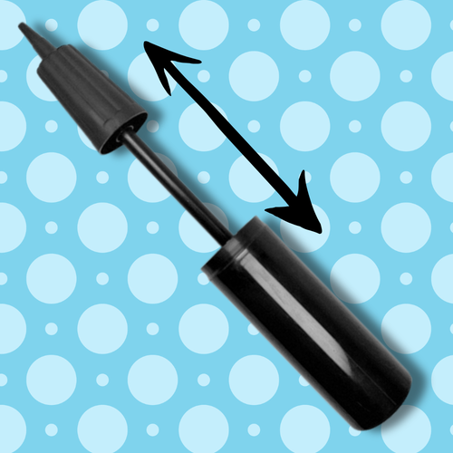 czarna pompka ręczna idealna do nadmuchiwania skoczków balonów mała na Arena.pl