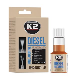 K2 Diesel formuła do czyszczenia wtrysków wtryskiwaczy diesla 50ml