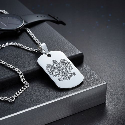 Nieśmiertelnik Z Grawerem Męski Srebrny 925 Wisior na Arena.pl