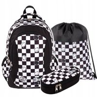 ST.RIGHT plecak szkolny tornister 1 2 3 4 klasa Chess Cats dla dziewczynki