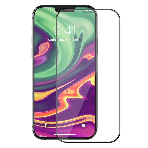 Hartowane szkło HARD CERAMIC do IPHONE 14 PRO CZARNE zdjęcie 1