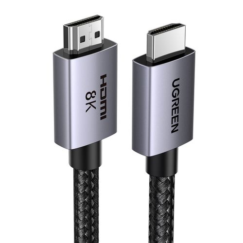 Kabel przewód HDMI 2.1 8K certyfikowany Ultra High Speed 2m szary na Arena.pl