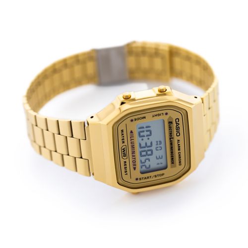ZEGAREK UNISEX CASIO A168WG-9W (zd088b) - KLASYKA + BOX na Arena.pl