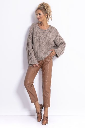 Sweter CHUNKY KNIT F776 Mocca S/M na Arena.pl