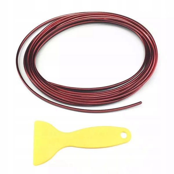 LISTWA TAŚMA OZDOBNA DO SAMOCHODU CHROM 5M TUNING zdjęcie 5