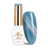 Lakier hybrydowy LED/UV Gel Polish MollyNails Cat Eye Womanity Nr 446 8g