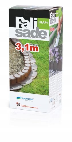 Palisada ogrodowa z kołnierzem IHAP1 | Brązowy na Arena.pl