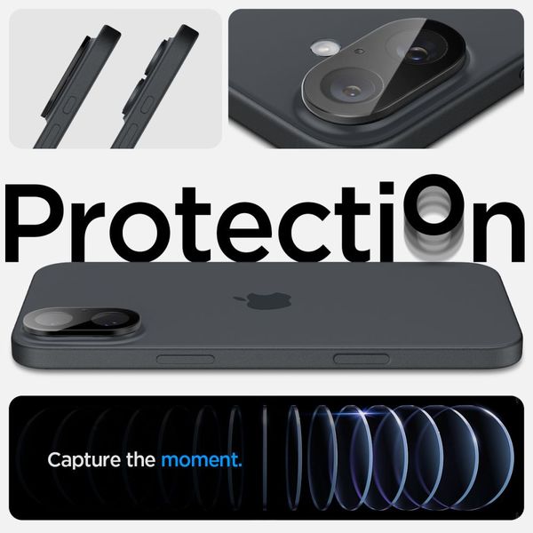 osłona aparatu spigen optik glas.tr camera protector 2-pack iphone 16 zdjęcie 10