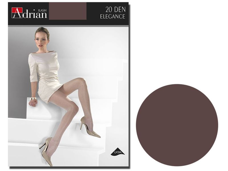 Rajstopy gładkie półmat lycra 20 den Antracite 3 zdjęcie 1