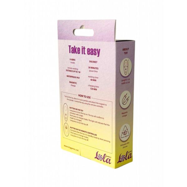 Rechargeable Vibrator for panties Take it Easy Joy zdjęcie 2