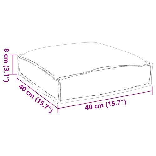 Poduszka na siedzisko z palet Floral 4 pcs Wzór w liście na Arena.pl