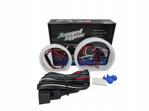 Cotton White Ringi LED BMW E83 X3 E87 E60 E61 E90 E91 Białe Dzienne mocne na Arena.pl