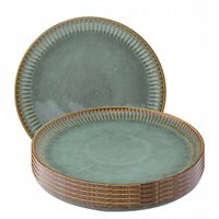 Talerze obiadowe płytki Altom Design Reactive Sage 26 cm 6 szt.
