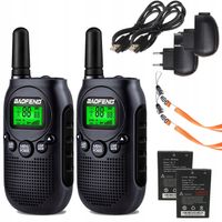 WALKIE TALKIE DLA DZIECI KRÓTKOFALÓWKA ŁOKI TOKI PMR LATARKA USB VOX